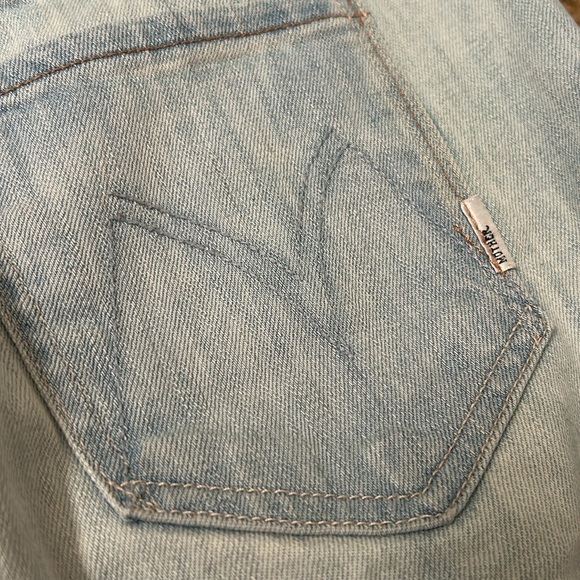 MOTHER DENIM THE STRAIGHT A MAXI SKIRT in HUMMINGBIRD sz 28 - Picture 12 of 13